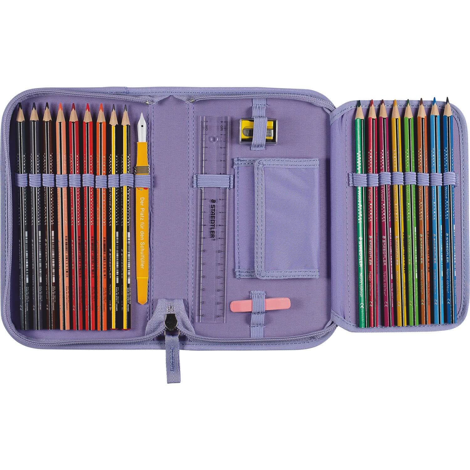 DERDIEDAS Schulranzen ErgoFlex Hippie Hair 5-tlg. Set Produktbild