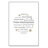 Weihnachtskarte International